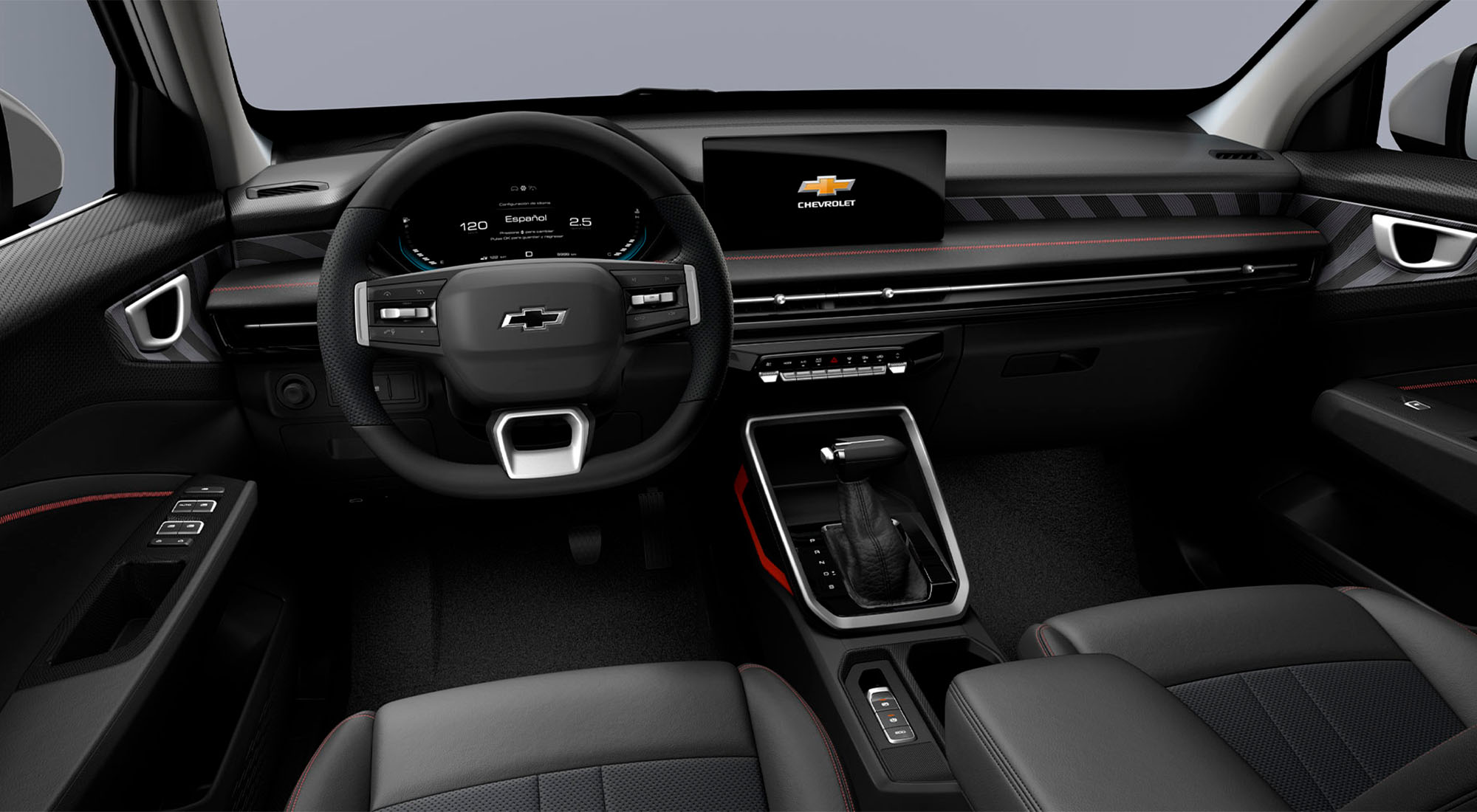 Interior renovado y sofisticado Groove RS CVT 2026